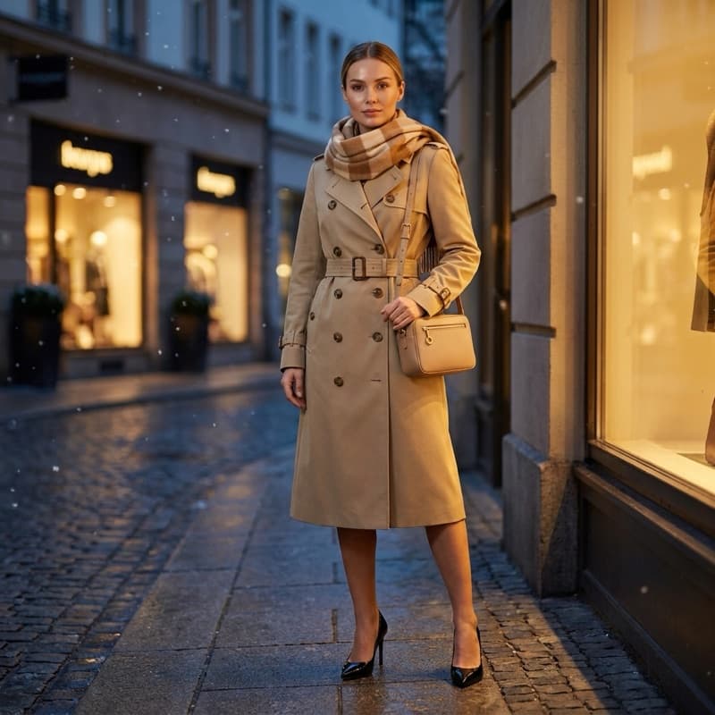Eleganter Winter-Look – Tragebild