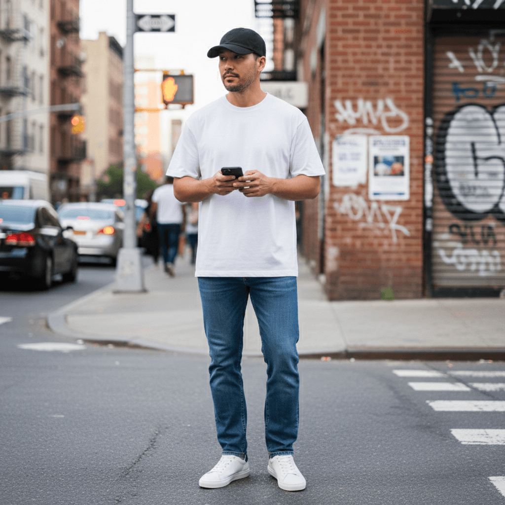 Streetwear-Look – Tragebild